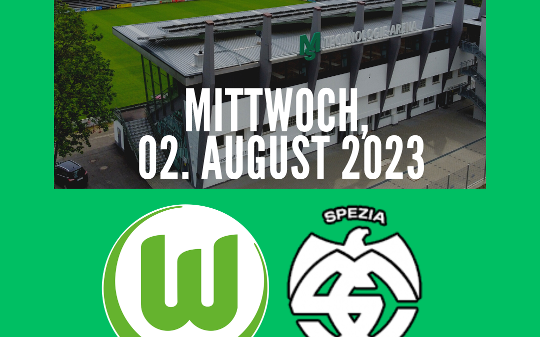 Bundesligist VfL Wolfsburg testet in der MS Technologie-Arena