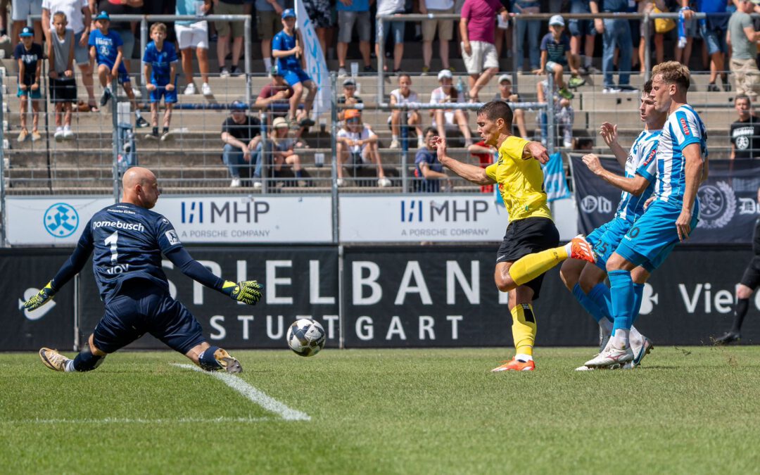 08 verliert sehr unglücklich bei den Kickers